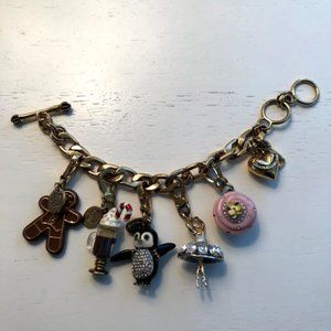 Juicy Couture gold charm bracelet